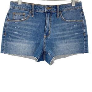 UNIVERSAL THREAD Distressed Raw Hem Jean Shorts
